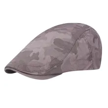 Мужская и женская камуфляжная плоская кепка Newsboy Baker береты Duckbill Golf Cabbie Hat бейсбольная кепка Женская кепка в стиле хип-хоп с сеткой sombrero mujer