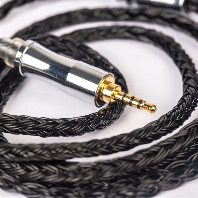 Keephifi Kbear Mostrar Ofc 24 Núcleo 5n Prata Chapeado Cabo de Atualização com 2pin Qdc Tfz Mmcx Conector Substituir Cabo Ks1 Fone de Ouvido de Alta Fidelidade - Image 5
