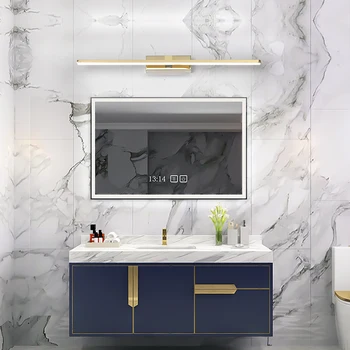 

Modern LED Mirror Light Washroom Front Mirror Lamp Fixtures Makeup Mirror Light Bathroom Warm White /white 90-260V Chrome/gold