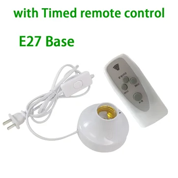 

Wireless Remote Control Lamp Holder E26 E27 Socket EU USPlug Bulb LED Night Light with timer remote control for uv led Sterilize