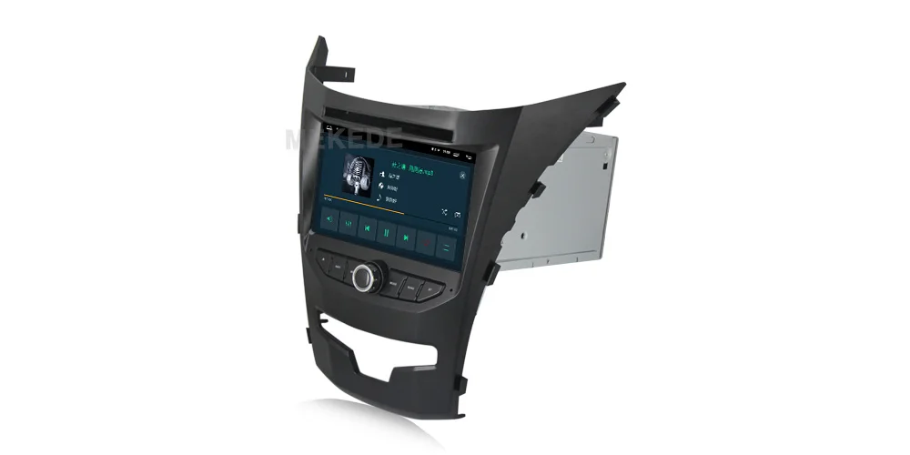 MEKEDE 7 дюймов Android 9,0 DSP Quad core dvd-плеер для автомобиля для SSANGYONG KORANDO радио gps навигации с Wi-Fi и Bluetooth
