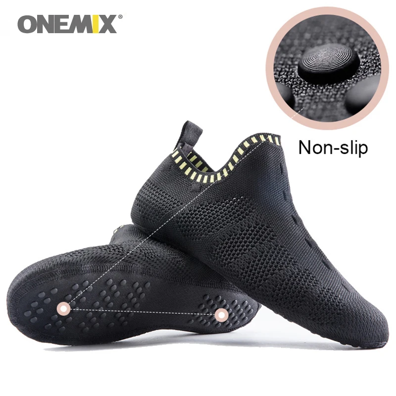 Shoes Slipper Socks Working-Shoe ONEMIX Women Cool High-Elastic Man Environmentally-Light