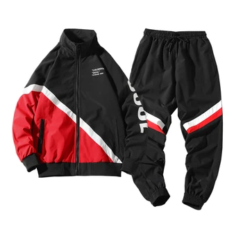 

Autumn Tracksuit For Men Trend Twinset Lovers Two Piece Set Jacket And Pant Ropa Deportiva Hombre Moda Survetement Homme 2 Piece