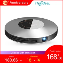 ThundeaL DLP projecteur T18 Max WiFi Android 7.0 Pico poche HDMI pour 4K 2K 16G 32G Mini LED Proyector 3D T18MAX Portable projecteur(China)