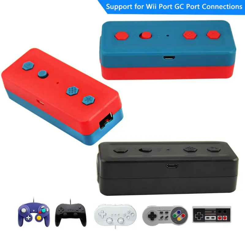 4 в 1 беспроводной контроллер конвертер адаптер для nintendo Switch wii/NES/SNES/GC Gamecube NES LX9A