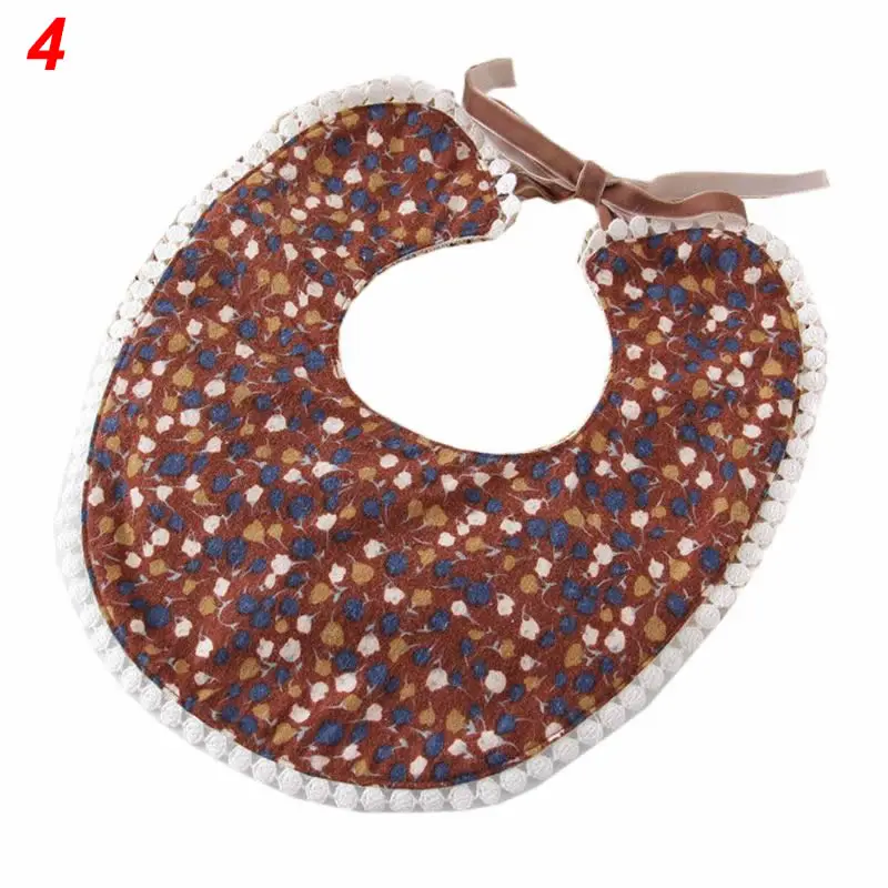 4 Fashion Newborn Baby Bibs Waterproof Kids Girls And Boys Cotton Triangle Saliva Towel Children Feeding Accessories - Цвет: 4