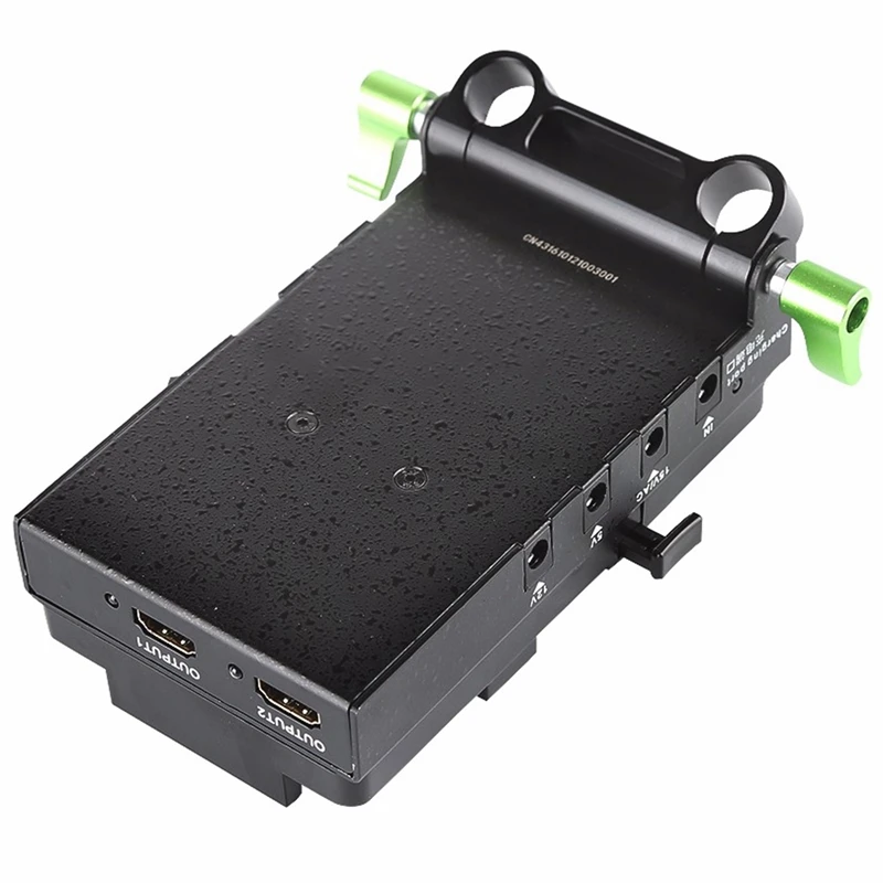 AABB-Lanparte VBP-01 V-Mount батарея Pinch HDMI сплиттер адаптер питания V-Lock для DSLR камеры Rig(ЕС Plug
