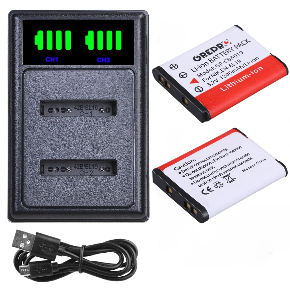 En El19 Battery Charger And Np Bj1 En El19 Battery For Nikon Coolpix 3700 S50 S3100 S2800 S3400 S6600 S2600 S2700 S3500 S4100 Digital Batteries Aliexpress