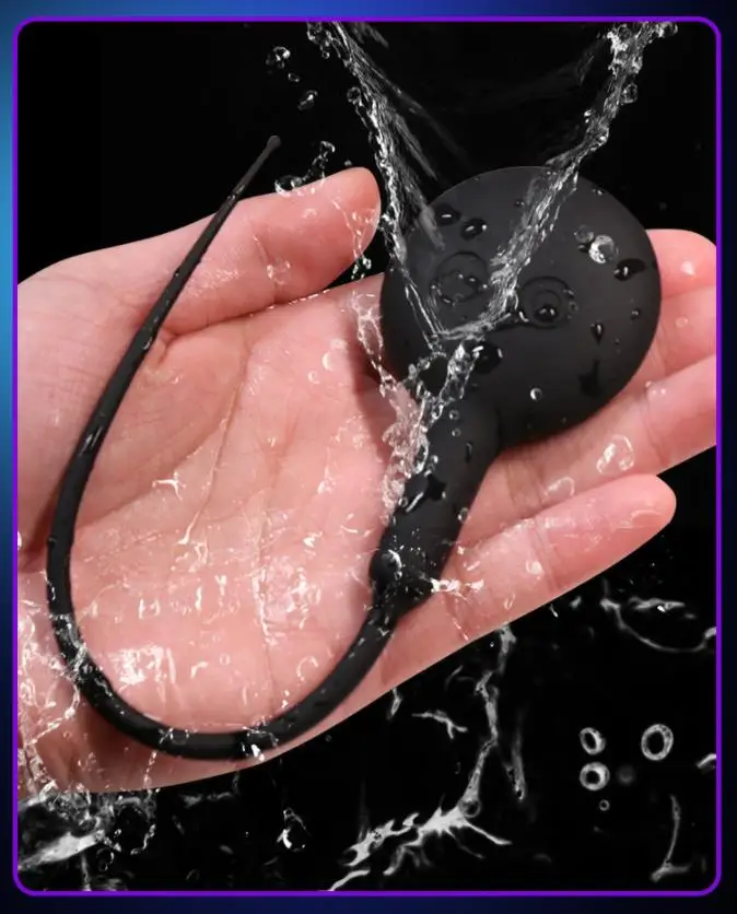7 Frequency Urethral Vibrator Catheter Penis Plug Sex Toys for Men Charging Urethral Plug Penis Insertion Urethra Sound Dilator