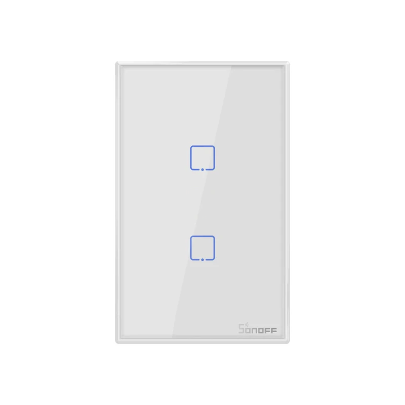 Sonoff T1/T2 США/ЕС умный Wifi настенный светильник переключатель 1 2 3 Банды сенсорный/WiFi/приложение пульт дистанционного управления умный настенный сенсорный переключатель с Alexa Google Home