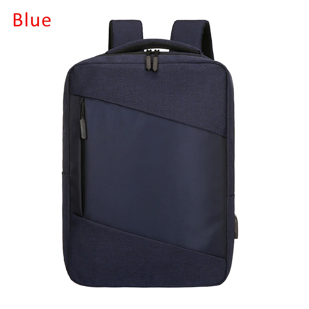 C blue Мужской рюкзак, рюкзаки для ноутбука, 17 дюймов, 15,6 дюймов, Противоугонный мужской рюкзак для путешествий, офисный женский рюкзак для путешествий - Цвет: C blue