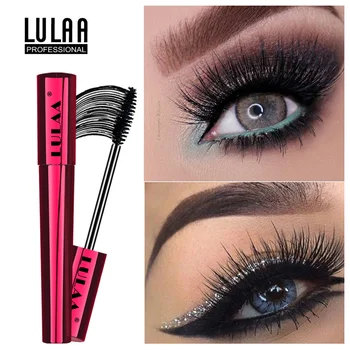 

LULAA New 4D Silk Fiber Mascara Waterproof Rimel Mascara Long Black Eyelash Brush Makeup Eye-Cosmetics Eye Lashes Cosmetics