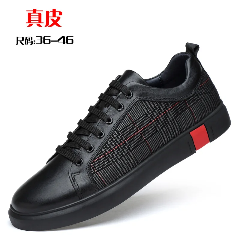 

2019 MEN'S Leather Shoes Man Spring Shoes Small Size 36 37 to Extra Large Size 46 for Men Shoes