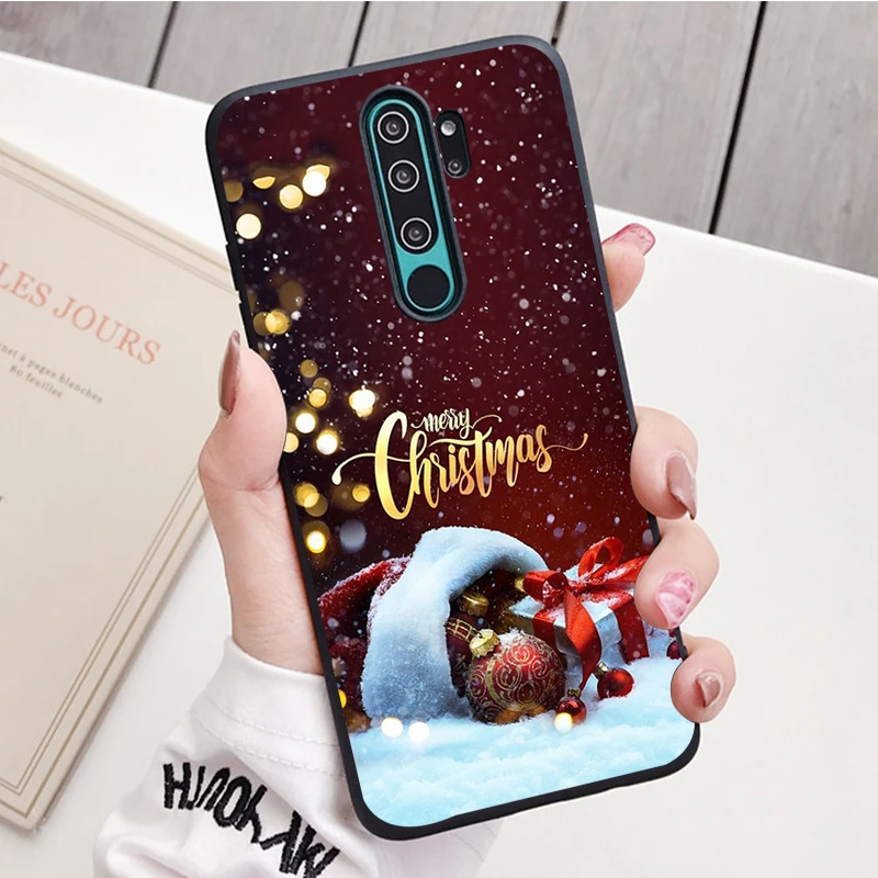 Chúc Giáng Sinh Silicone Ốp Lưng Điện Thoại Redmi Note 8 7 Pro S 8T Cho Redmi 9 7A Bao vỏ