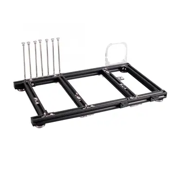

PC Case DIY Open Frame Aluminum Alloy ATX Computer Overclocking Test Platform Computer Case Support for 305x244mm Mainboard