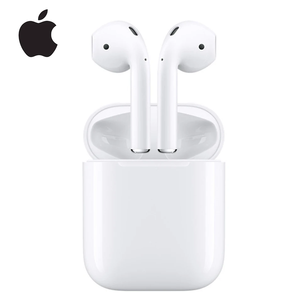 Apple Airpods 1st оригинальные беспроводные Bluetooth наушники, тональные подключения siriri, чехол для зарядки iPhone, iPad, Mac, Apple Watch