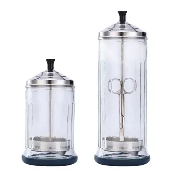 

Disinfection Jar Container Sterilizer Cup Disinfecting Bottle for Manicure Tool 667D