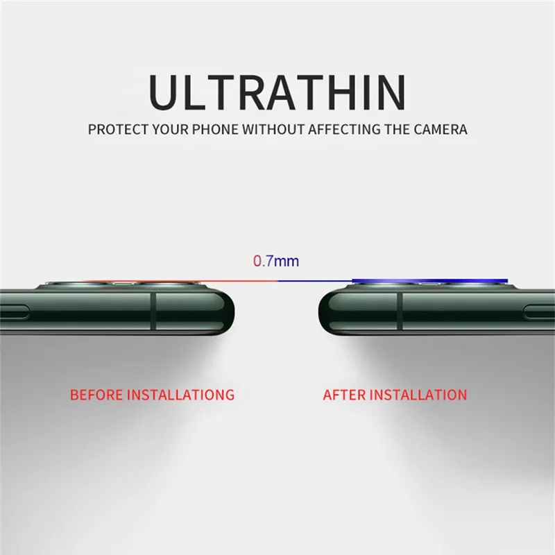 2 шт. стекло для задней камеры iPhone 11 Pro макс. закаленное стекло 11D Защитная пленка для экрана камеры iPhone 11 про-объектив стекло