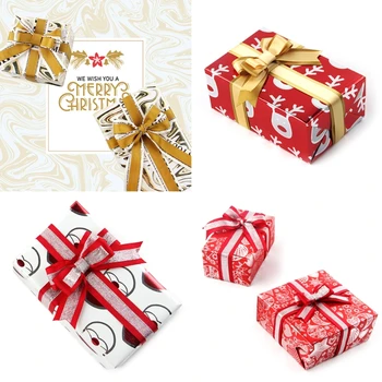 

4 Sheets Waterproof Christmas Wrapping Tissue Paper DIY Gift Box Packaging Decor