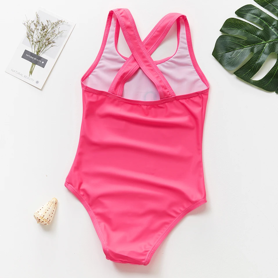 Girls One Piece Swimsuit Children Swimwear Swimming Outfit Bathing Suit Beach Wear 3~14Y one piece swimsuit children swimsuit children swimsuits