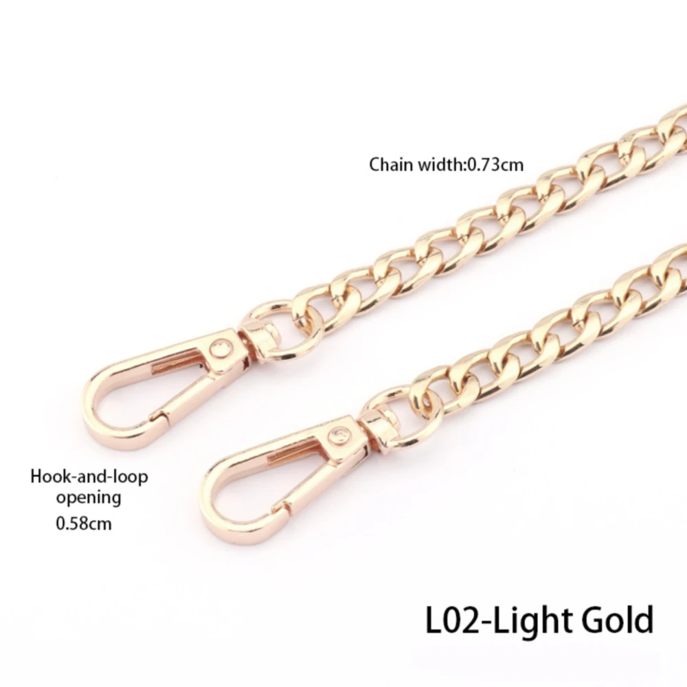 Metal Chain strap for bags DIY Handles Crossbody Accessories for Handbag Luxury Brand Detachable Replacement Purse Chain strap