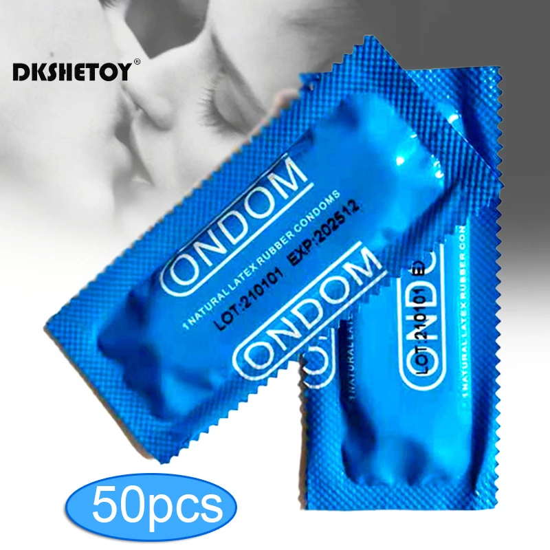 50pcs Lots Condom For adult sex toys Hyaluronic Acid Natural Latex