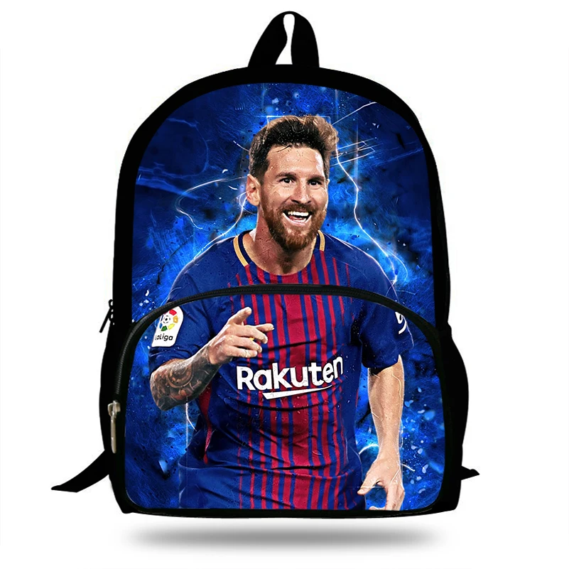

Messi 3D Print School Bag For Teenagers Boys/Girls Daily Backpack Children Kid Football Superstar Bookbag Large Capacity Daypack