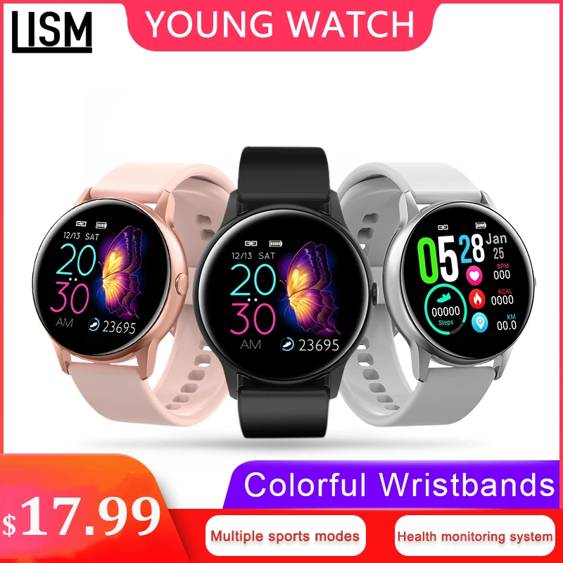 2019 дешевый сенсорный экран Смарт-браслет bluetooth android/ios телефоны водонепроницаемые