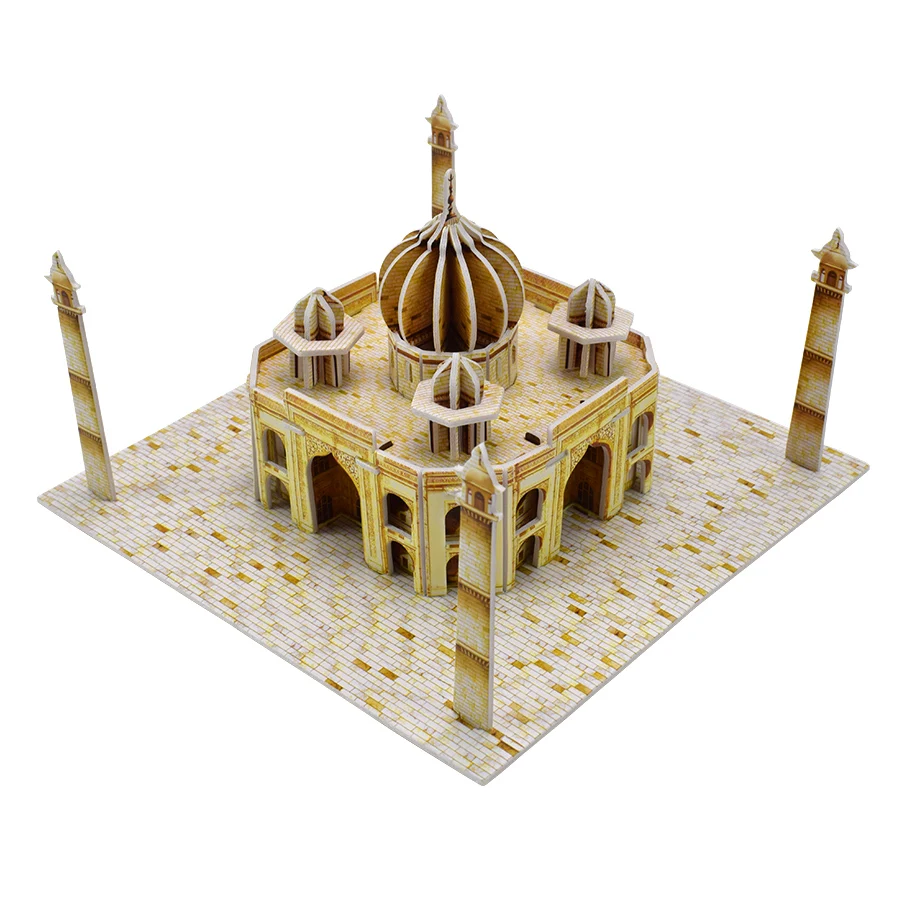 Taj Mahal строительные картонные 3D головоломки детские игрушки игра Хобби DIY всемирно известные аттракционы модельные наборы детские развивающие игрушки