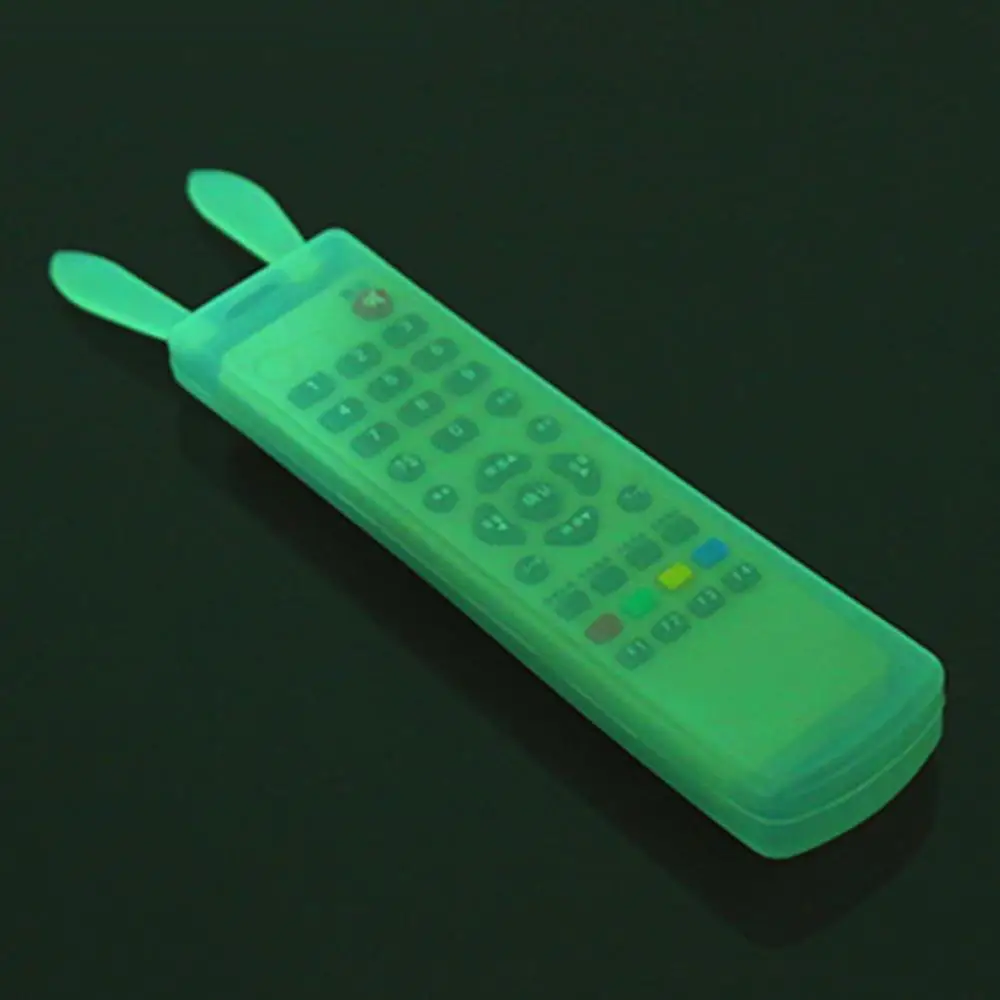 Fluorescent long Чехол для телевизора с пультом дистанционного управления, водонепроницаемый силиконовый защитный чехол для дома - Цвет: Fluorescent long