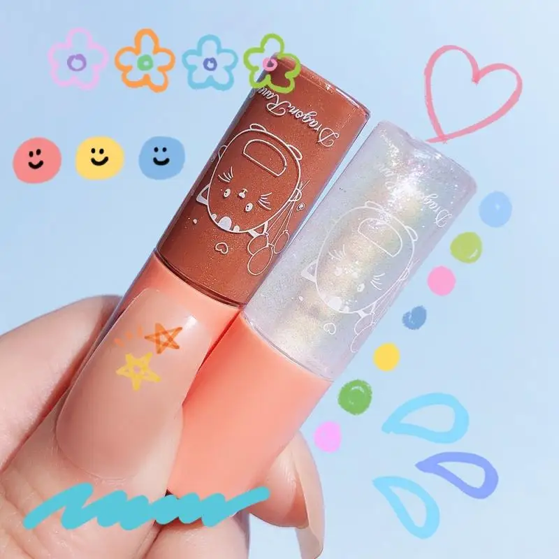 10 Colors Mini Air Lip Glaze Moisturizing Non-stick 24 Hours Long Lasting Sexy Liquid Lipstick Makeup Lip Gloss Cosmetic TSLM1