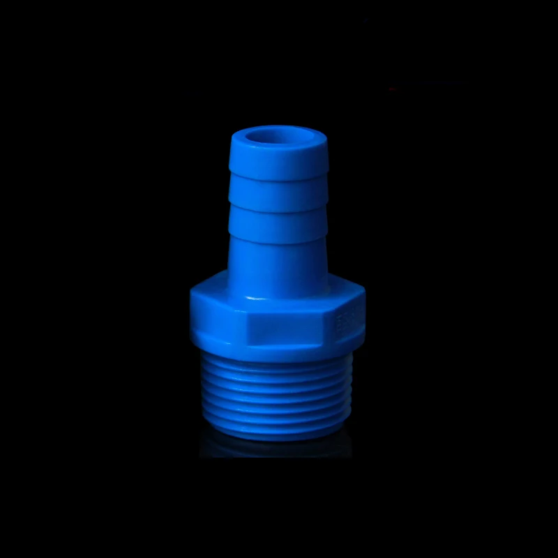 8 мм 10 12 16 OD колючей шланг x 1/2 &quot3/4&quot BSP наружная резьба синий пвх трубный