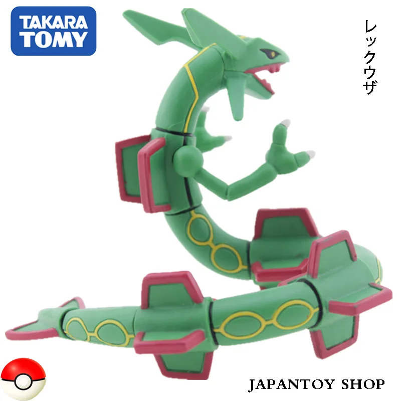 Фигурки покемонов Takara Tomy Tomica monglue Ex Sun Moon Rayquaza Ehp10 Поп аниме детские игрушки