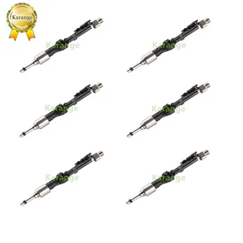 

6pcs 13647568607 0261500063 Fuel Injector Fits for BMW X3 X5 X6 135i 335i 335xi 535i 535iX 3.0L F10 F11 F20 F21 F22 F30 F31