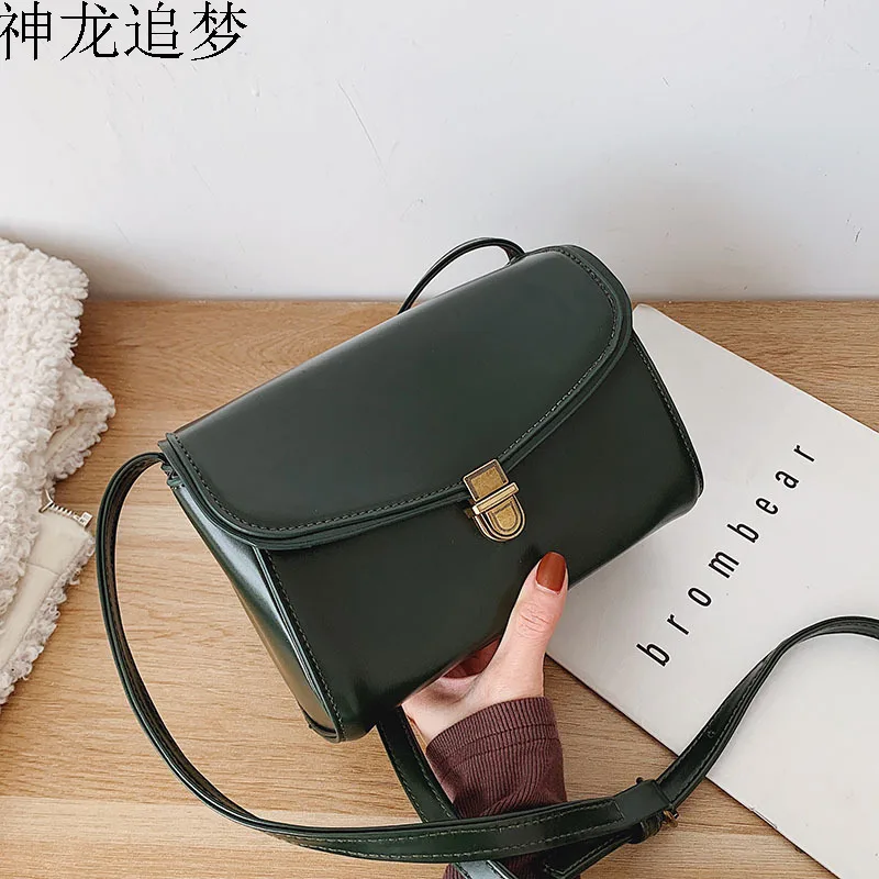 

Leather Crossbody Bags For Women 2020 Luxury Handbags Designer Ladies Hand Solid Shoulder Messenger Bag Sac A Main Female Sling