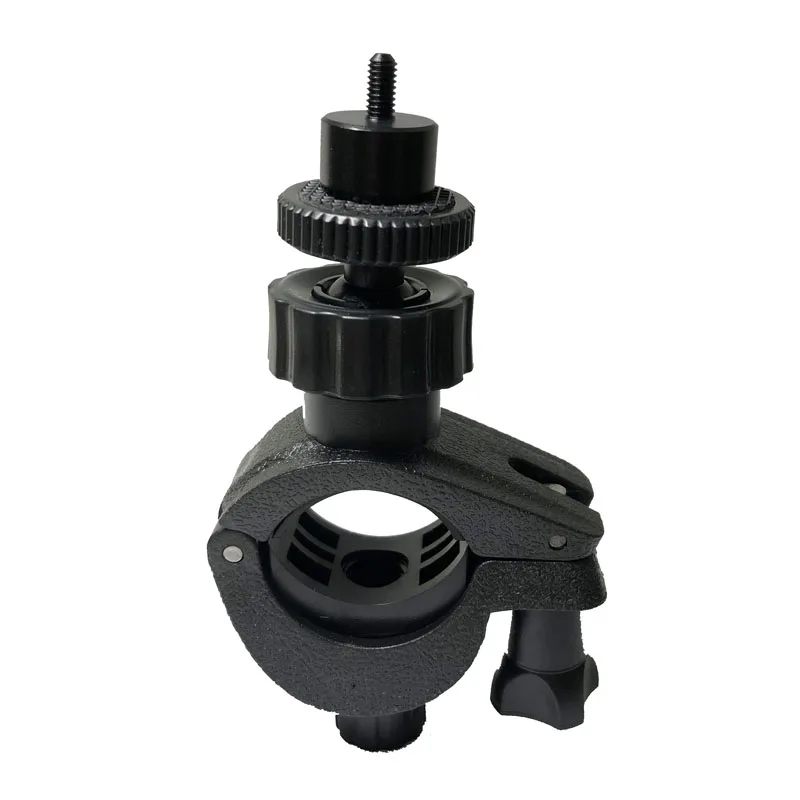 M4 screw bike mount Черный алюминиевый маленький 1/" и 3/8" к M4 винтовой разъем винт штатива адаптер конвертер с 4 мм Мужской резьбой для dvr проектора - Цвет: M4 screw bike mount