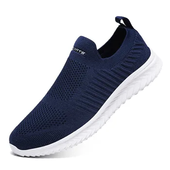Men Vulcanize Shoes Mesh Men Shoes Lightweight Comfortable Men's Sneakers 2025 Autumn Fashion Slip On Flats Shoes Male Loafers