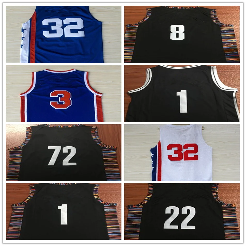 

Mens D'Angelo Russell Drazen Petrovic Julius Erving Caris LeVert baloncesto Jersey MAN Basket Uniforms Stitched Shirts