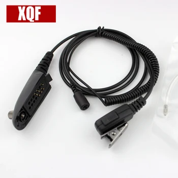 

XQF 10PCS Headset Acoustic Air Tube Earpiece Earphone PTT MIC for Motorola GP328 GP338 GP340 GP380 Radio Walkie Talkie