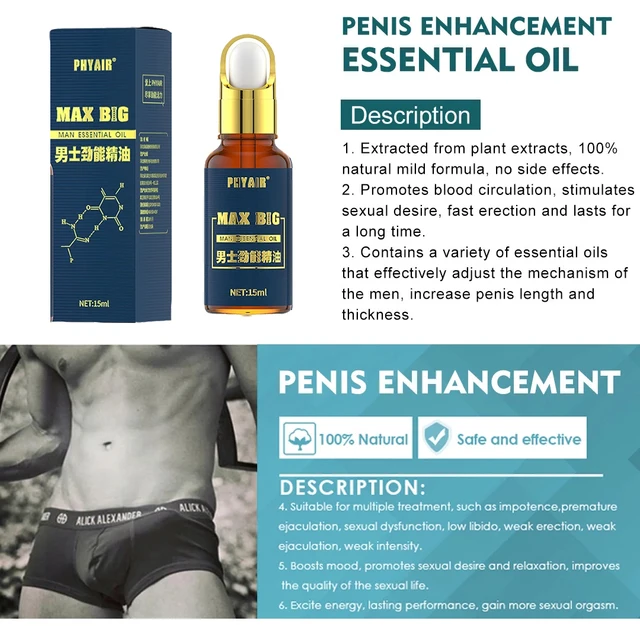 Penis Thickening Growth Man Big Dick Enlargment Liquid Cock Erection Enhance Men Health Care Enlarge Massage Enlargement Oils 3