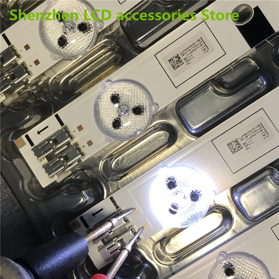 4Pieces/lot   LED BACKLIGHT SET FOR SAMSUNG UE32EH5000 TV 32F-3535LED-40EA FROM LTJ320HN07-V A   100%NEW  58CM    10LED