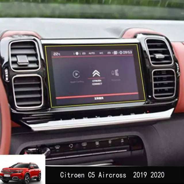 XQXSTORE Pour Citroen C5 Aircross 2018 2019 2020, Protecteur D'écran De Voiture, Affichage Du Tableau De Bord LCD Accessoires Intérieurs Automatiques