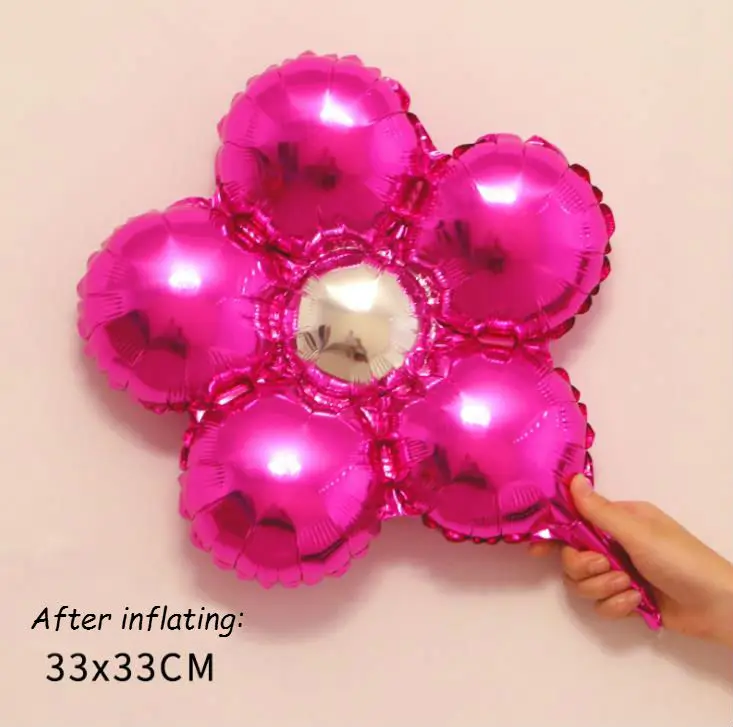 Rose red Воздушный шар цветок - Цвет: Rose red