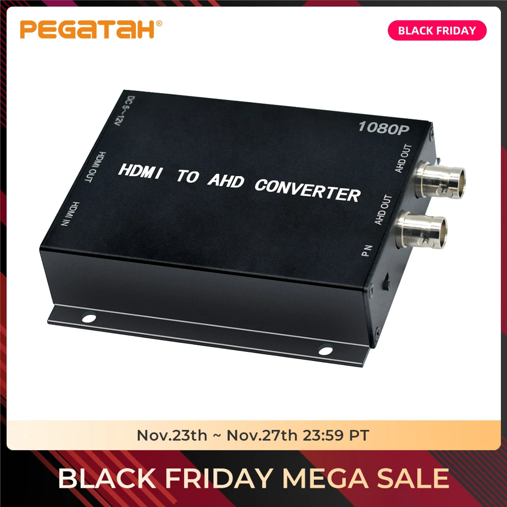 BNC видео конвертер наблюдения рекордер HDMI в AHD для камеры CCTV тестер