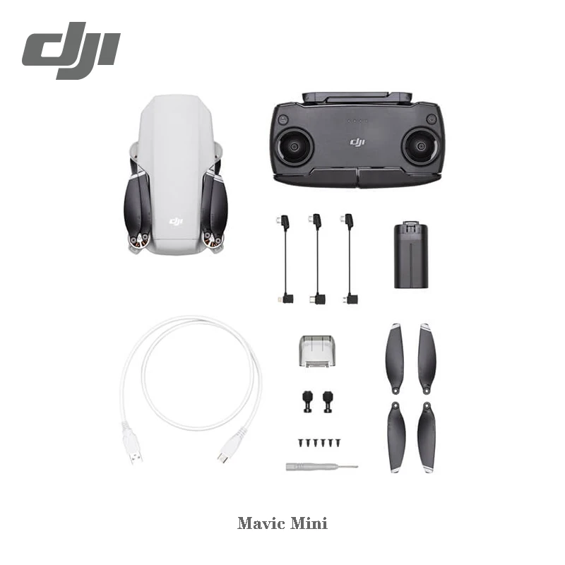 DJI Mavic мини беспилотные летательные аппараты с 3-осевому гидростабилизатору 2,7 K Камера 30 минут времени полета 4 км удаленного Управление в сложенном виде DJI Drone - Цвет: Mavic MINI