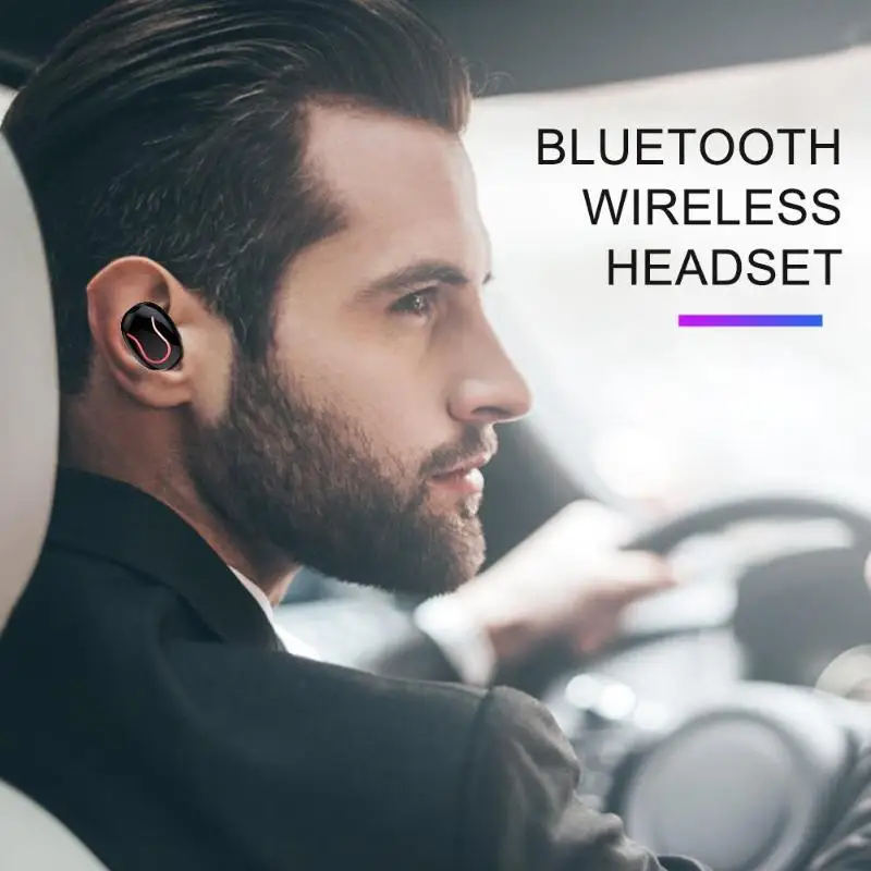 HBQ-Q82 двойной U Тип Bluetooth 5,0 наушники музыкальные наушники с зарядный чехол Классический Цвета и простой и прочная конструкция