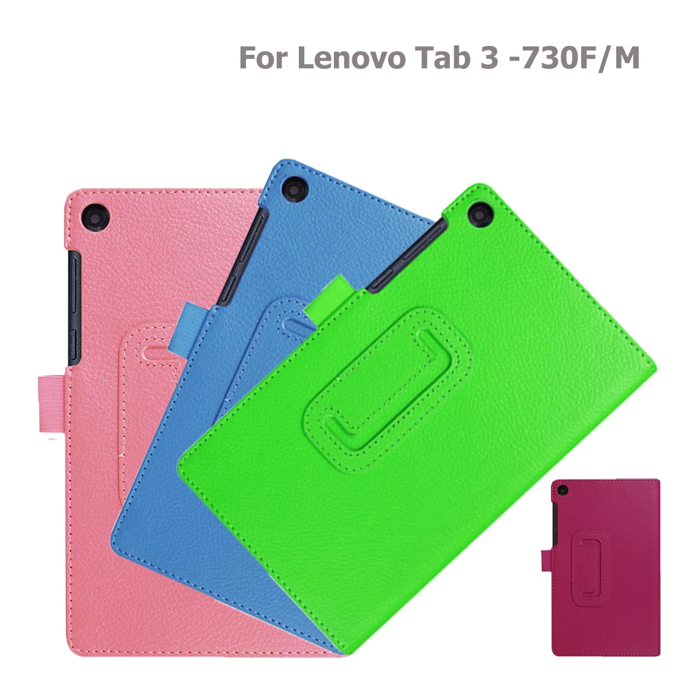 Magic Smart PU Stand Cover Case For Lenovo Tab 3 7.0 730 730F 730M 730X Tablet TB3-730F / 730M Cover Protective Fold Flip Case