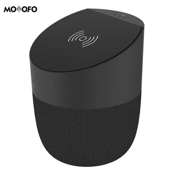 

Wireless Charging Smart Bluetooth Speaker Sound Stereo Speaker Charger Holder Compatible with All Qi-Enabled Devices