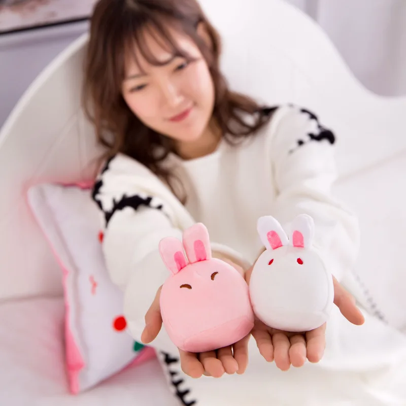 Sweet Cute Bunny Doll Coussin en Peluche Kawaii Grande Oreille Coeur Lapin  Fille Jouets Décoration D’intérieur Cadeau D’Anniv