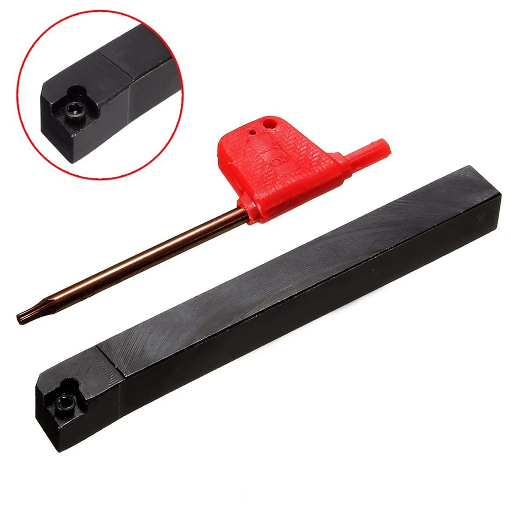 

Lathe Turning Tool 95 Degree Practical Lathe Turning Cutter 1pc SCLCR1010H06 Boring Bar + 1pc Wrench Durable